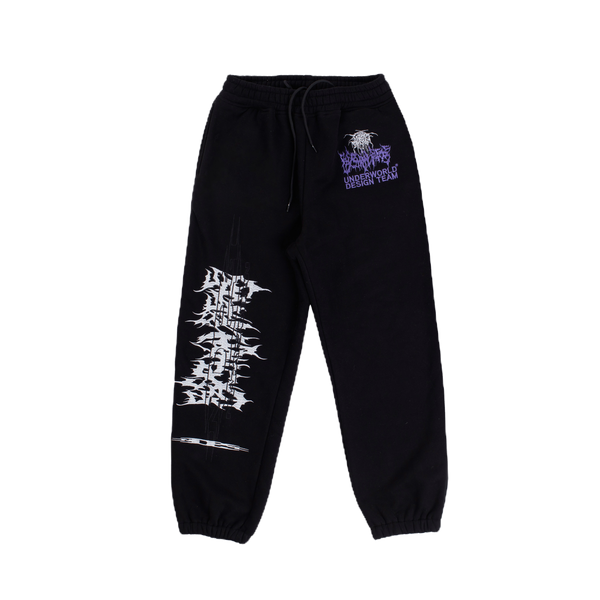 RSNDSP SWEAT PANTS BLACK