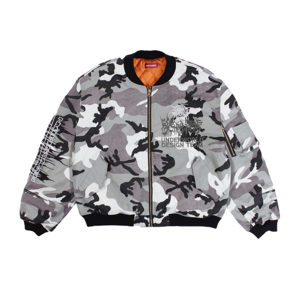 RSNDSP MA-1 BOMBER SNOW CAMMO